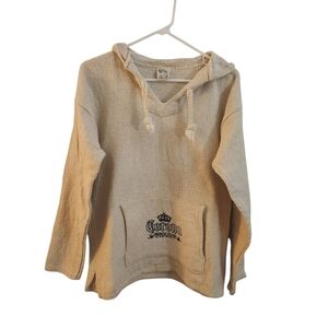 Vintage Corona Beach Club Tijuana, Mexico Sweatshirt Baja Hoodie Size L